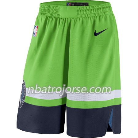 Minnesota Timberwolves Män Shorts Grön 2018-19 Nike Swingman
